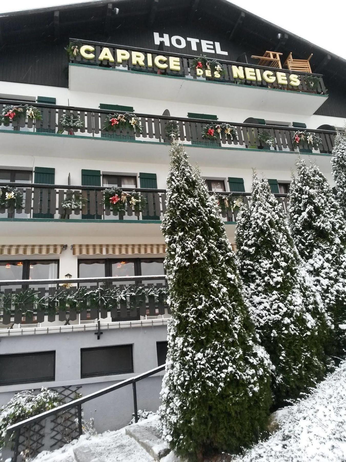 Hotel Le Caprice Des Neiges Combloux Exterior foto